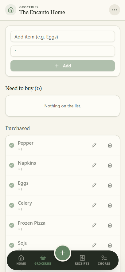 Groceries